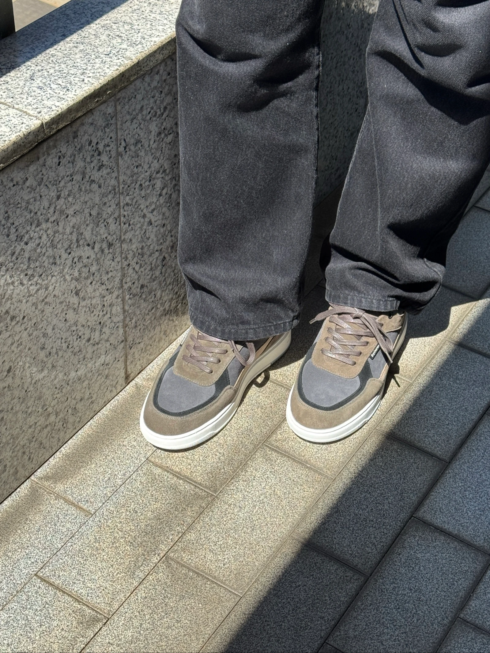 Anthracite suède sneakers – photo 10